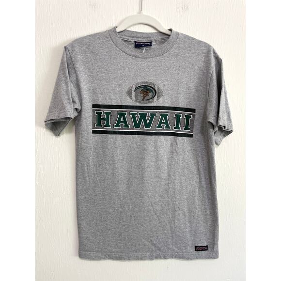VTG Jansport University of Hawaii T-Shirt S Gray Warrior Football College Sports - Picture 1 of 9